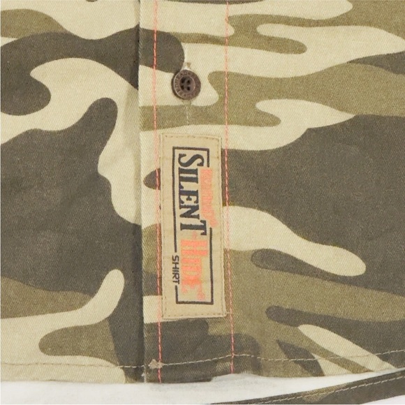 RedHead Silent Hide Camo Shirt Size Mens Medium Button Down Hunting Bass Pro - Picture 7 of 8